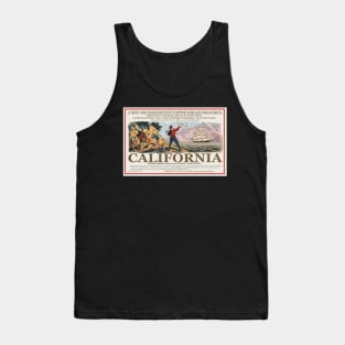 Sail to California Gold Tank Top